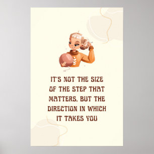 Not size but direction poster