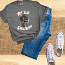 Not Slim Racoon Shirt for Women