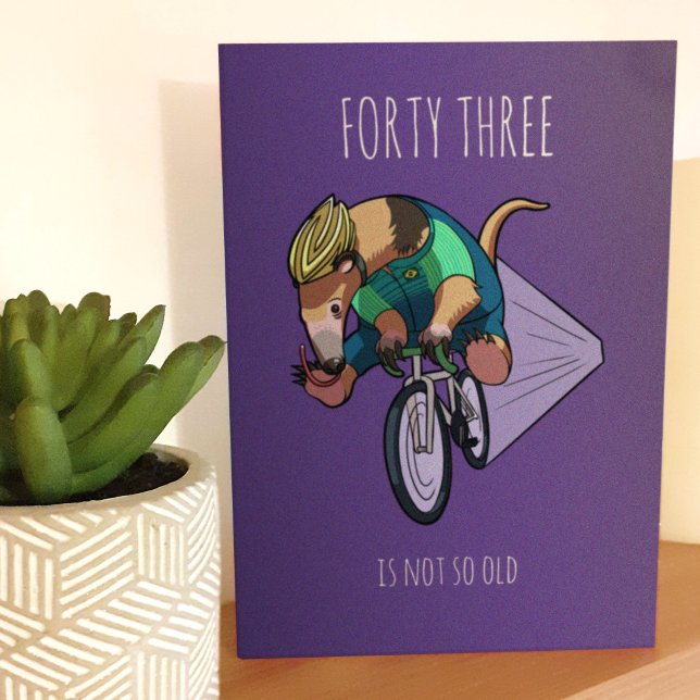 Not So Old Brazilian Tree Anteater Cyclist Cartoon (Creator Uploaded)