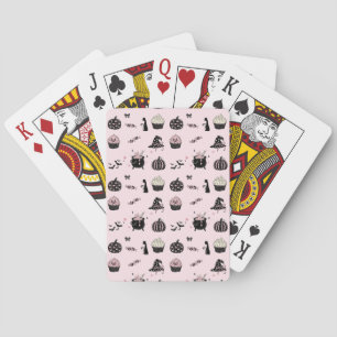 Not So Spooky Pinkoween Playing Cards