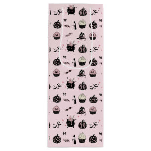 Not So Spooky Pinkoween Wine Gift Bag