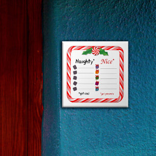 Not so Subtle Naughty or Nice Ceramic Tile