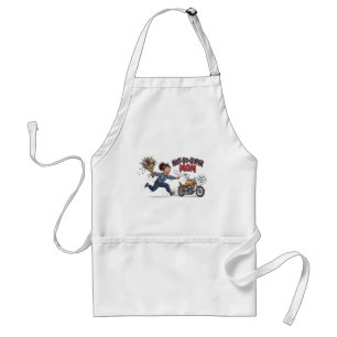 Not-So-Super Mum Funny Cartoon Standard Apron