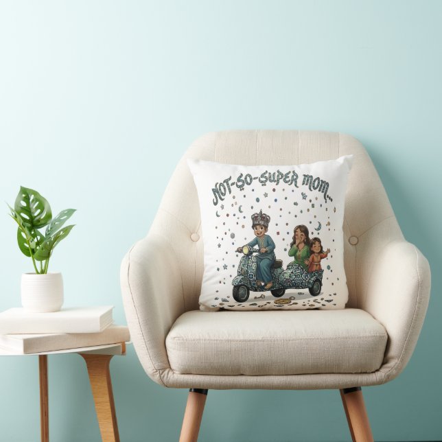 Not-So-Super Mum Moroccan Adventure  Cushion (Chair)