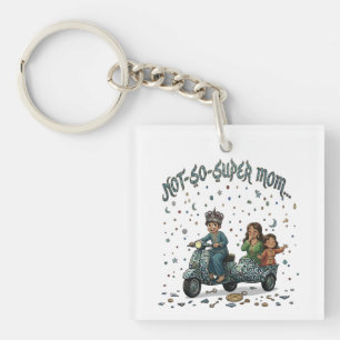Not-So-Super Mum Moroccan Adventure Key Ring
