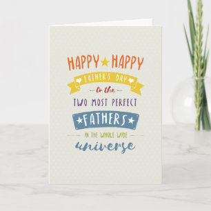 Not Straight Design Happy Father's Day Card
