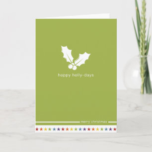 Not Straight Design 'Happy Holly-Days' Card