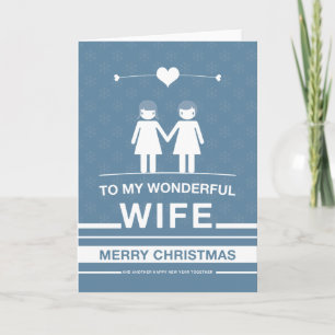 Not Straight Design Merry Christmas Card