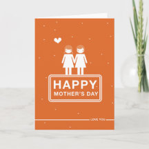 Not Straight Design 'Mother's Day' Card