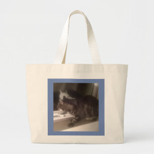 Not Talking to you Dave Large Tote Bag