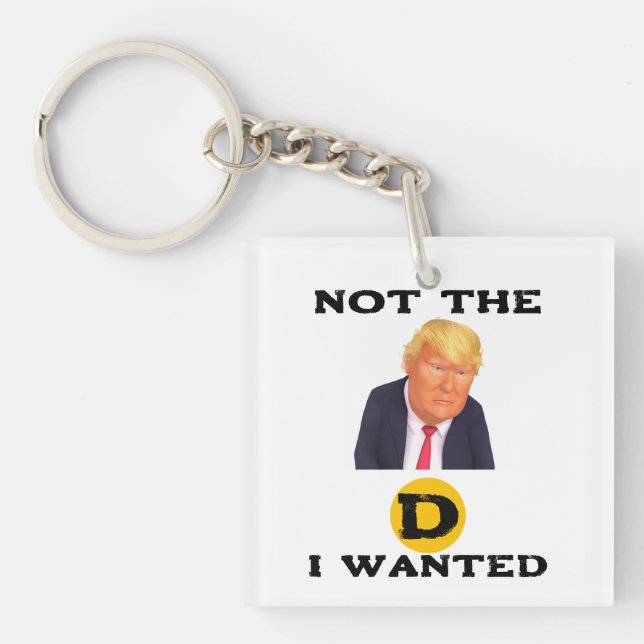 Not The D I Wanted Keychain (Front)