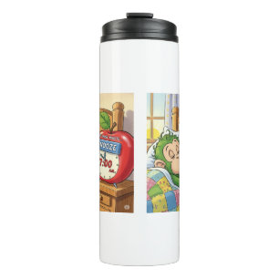 Not Today, Alarm – Sleepy Monkey Mode 💤🙈 Thermal Tumbler
