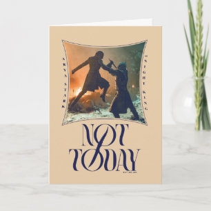 "Not Today" Arya Stark Vs. The Night King Card