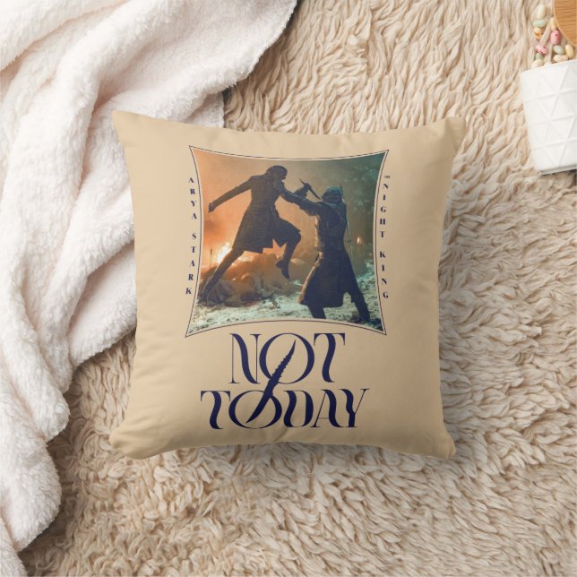 "Not Today" Arya Stark Vs. The Night King Cushion (Blanket)