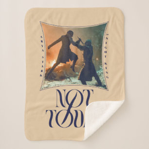 "Not Today" Arya Stark Vs. The Night King Sherpa Blanket