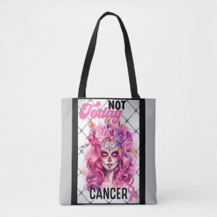 Not Today _ Breast Cancer Awareness Tote Bag