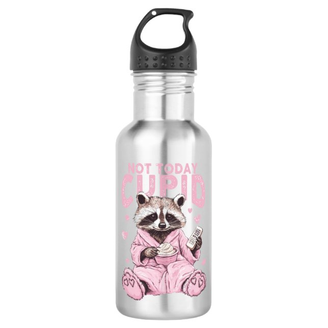 not today cupid 532 ml water bottle (Front)
