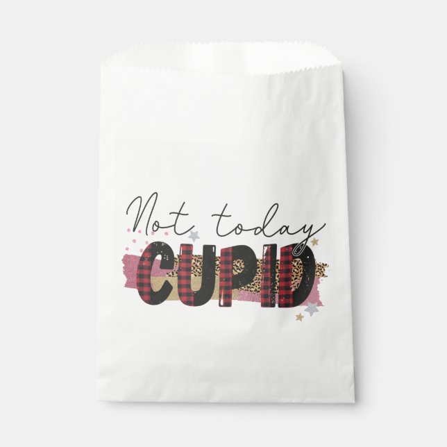 Not Today Cupid Funny Galentine's Favour Bag (Front)