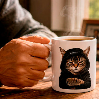 Not Today, Human – Funny Grumpy Cat Coffee Mug