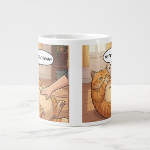 Not Today Human Grumpy Cat Mug Lazy Cat Funny Co
