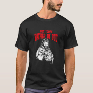 Not Today Jesus Satan Baphomet Satanist Goat Occul T-Shirt