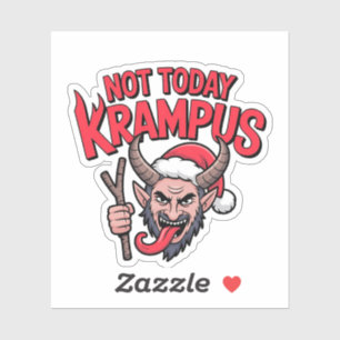 Not Today Krampus Funny Christmas Evil Krampus
