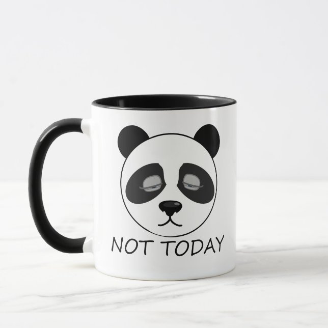 Not Today Panda Mug (Left)