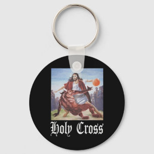 Not Today Satan Jesus Crossover Bysketbyll Holy Cr Key Ring