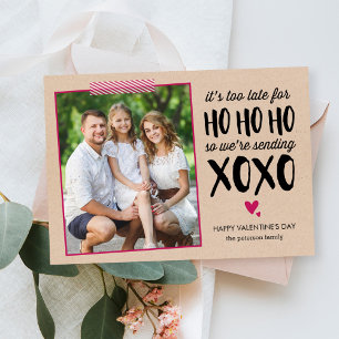 Not Too Late For Valentine's Day Photo Cards