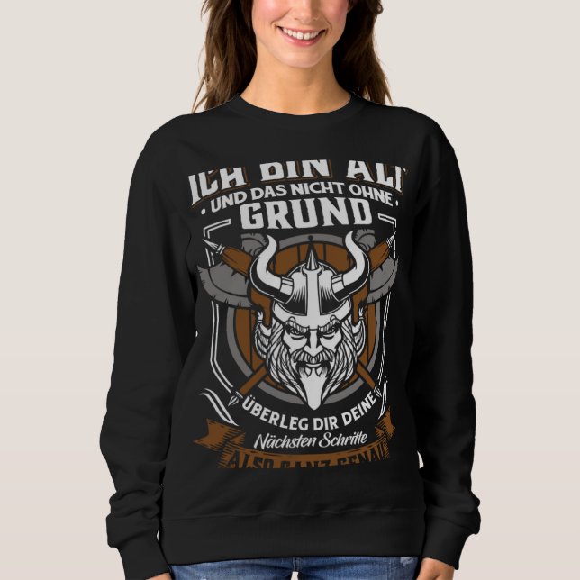Not Ungrundlos Alt Viking & Walhalla Sweatshirt (Front)