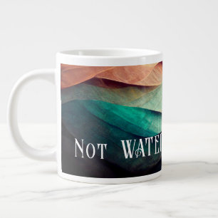 Not Watercolor Water Large Coffee Mug
