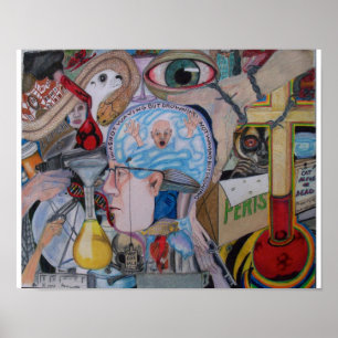 Not Waving But Drowning Original Art Poster