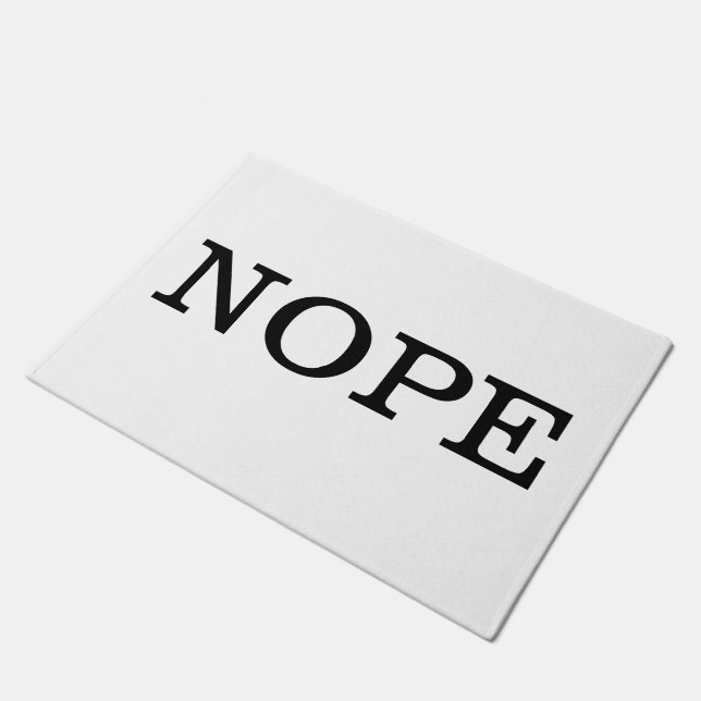 Not Welcome Mat (Angled)