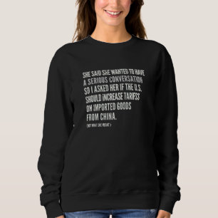 Not What She Had In Mind Funny Witty Hip Indie Ner Sweatshirt