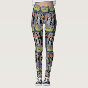 Not What They Expected Happy Halloween Leggings