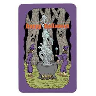Not What They Expected Happy Halloween Magnet