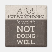 Not Worth Doing magnet