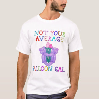 Not Your Average Balloon Gal Balloon Flower Bears T-Shirt