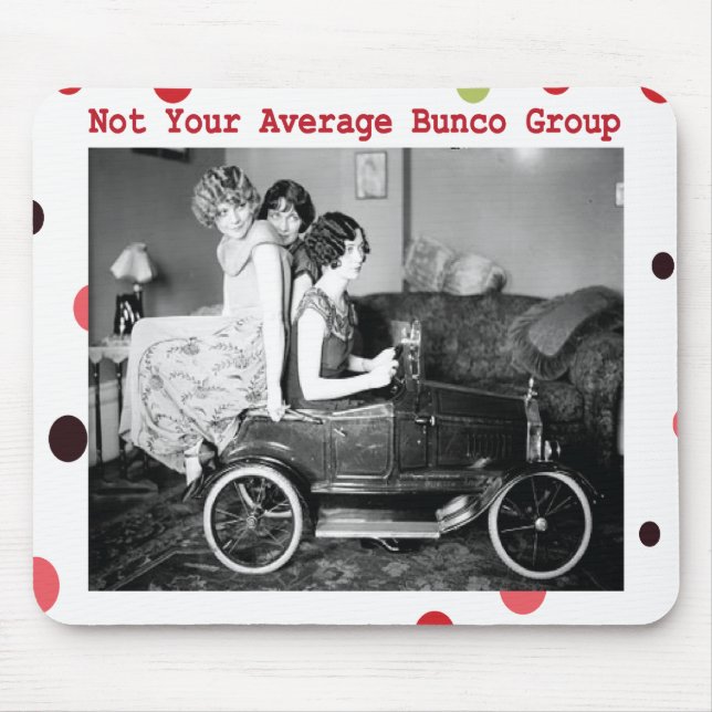 not your average bunco group mouse pad (Front)