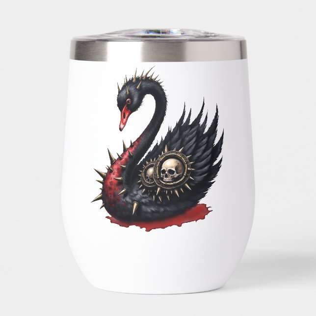 Not Your Average Swan – Spikes, Skulls & Sass.  (Front)