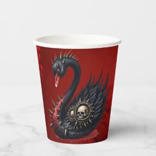 Not Your Average Swan – Spikes, Skulls & Sass. Paper Cups