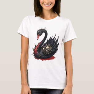 Not Your Average Swan – Spikes, Skulls & Sass.  T-Shirt