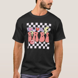 Not Your Babe Retro Sarcastic Anti Valentine's Day T-Shirt
