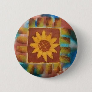 Not Your Granny's Quilt Square 6 Cm Round Badge