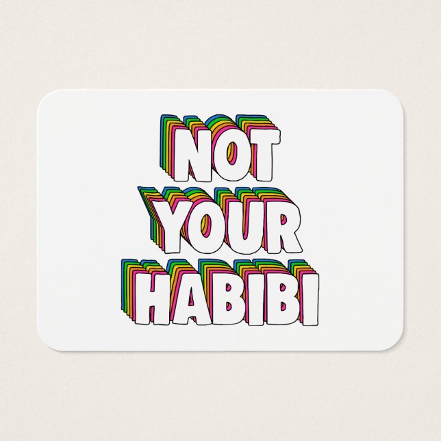 Not Your Habibi (Front)