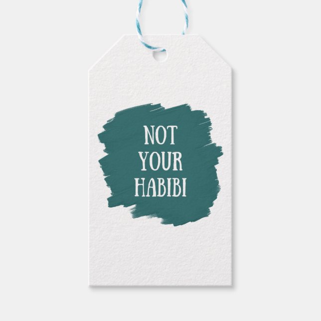 Not Your Habibi Gift Tags (Front)