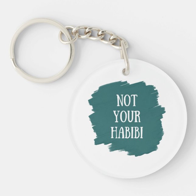 Not Your Habibi Key Ring (Front)