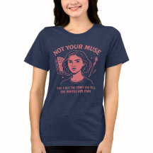 Not Your Muse – Feminist Graphic Tee for Girls