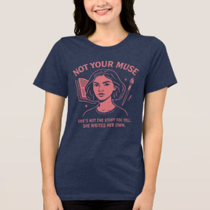 Not Your Muse – Feminist Graphic Tee for Girls