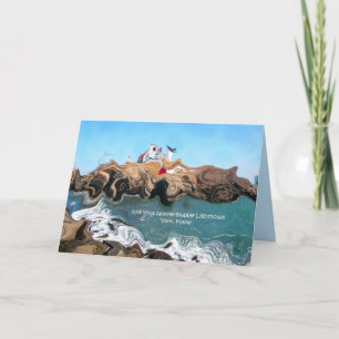 Not Your Normal Nubble Lighthouse Greeting Card